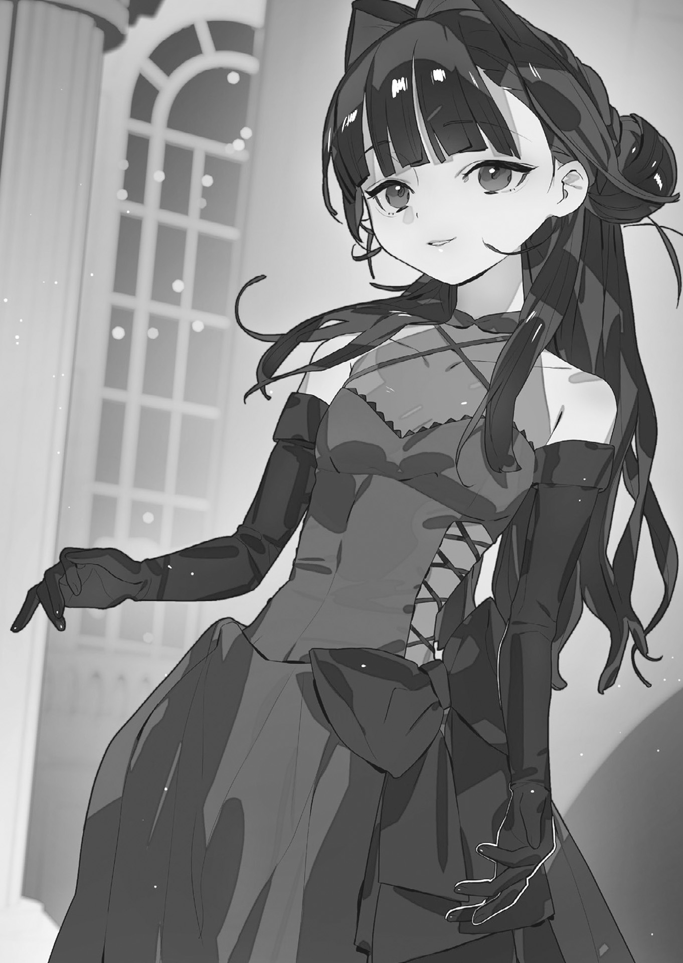 礼服中的艾莲欧诺露