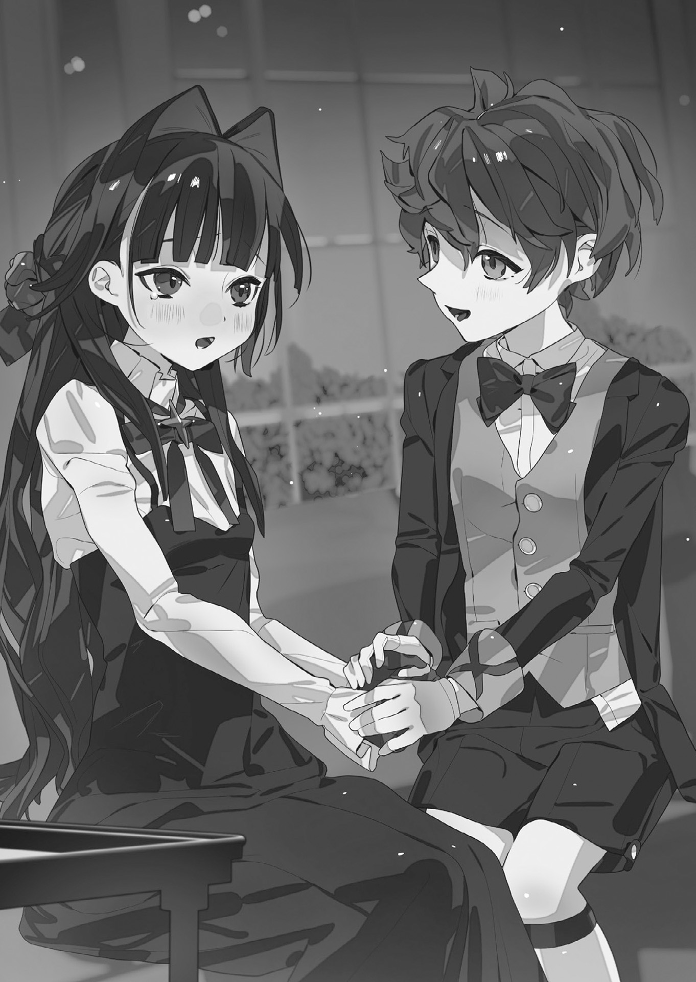 两人的并肩场景